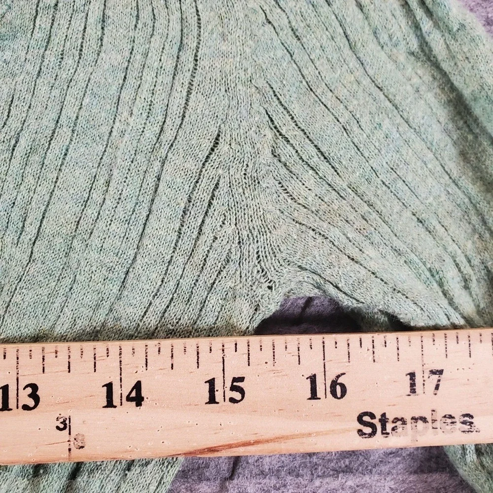 Aeropostale Shirt Womens Large Green Henley Babydoll Top Y2K Vintage V Neck